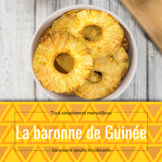 Wely - Ananas Séché Premium - (Lot de 3 x 100g)